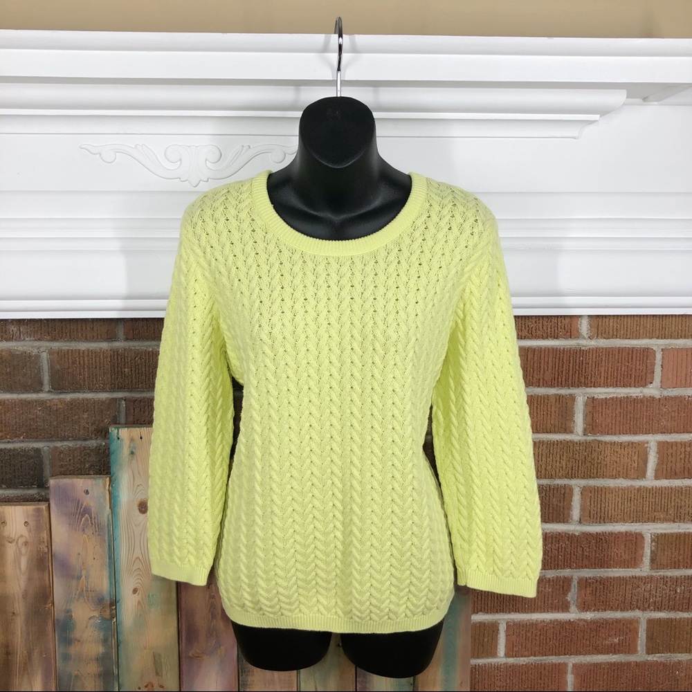 Braided Knit Sweater